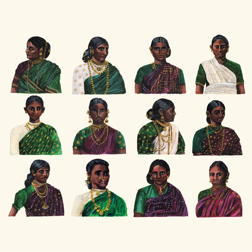 Women of Ceylon Set of 12 - Image 1