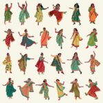 Swing in a Sari (Colour 2)