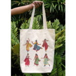 Swinging in Saris Tote Bag - Image 2