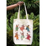 Swinging in Saris Tote Bag